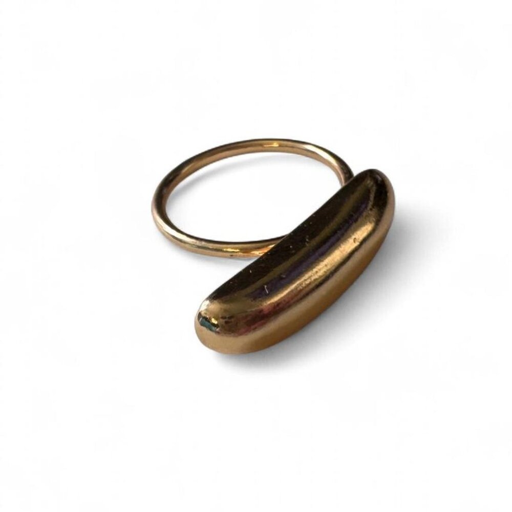 Size 8 Gold ring with a unique design #boho...